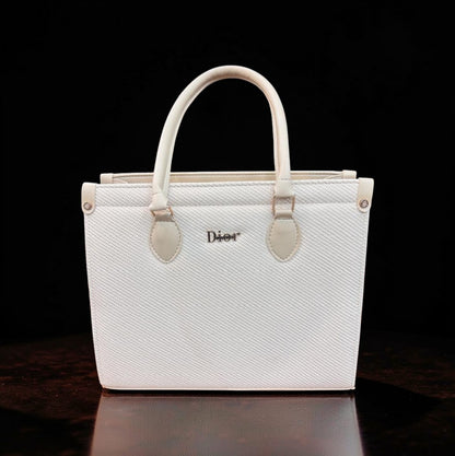 Elegant White Tote Bag for Women – Luxury Designer Style Handbag | Bag