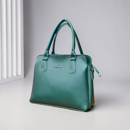 Elegant Green Handbag for Women – Premium Leather Style Tote Bag | Bag Addict